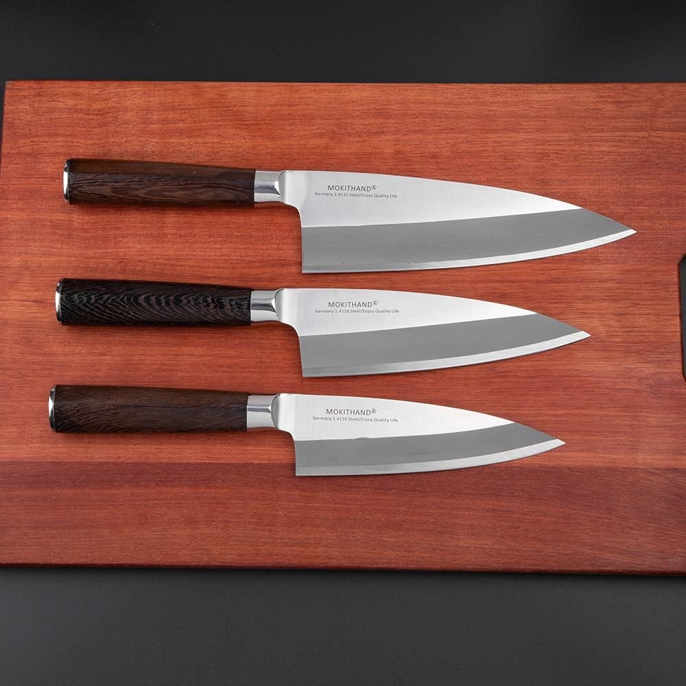 Deba Damascus Knife Shun - Knives