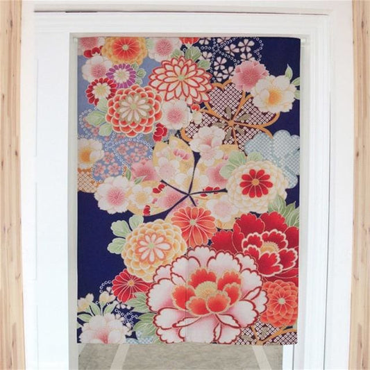 Door Curtain Uwajima - 80x90cm (31 5x35 4) / Tube Curtain - Curtains