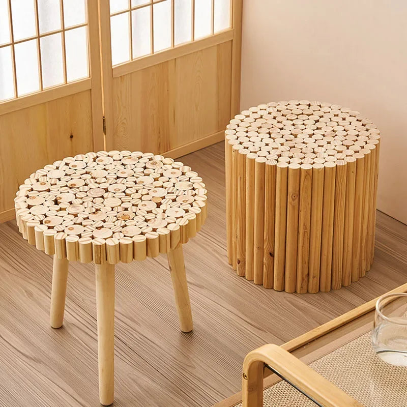Mesa de centro de madera japonesa (2 estilos)