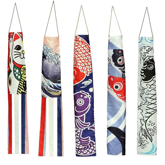 1pc Japanese Carp Wind Sock Flag Beautiful Hanging Decoration For Yard And  Garden 15 75 27 56 39 37inch 40 70 100cm, Free Shipping On Items Shipped  From Temu