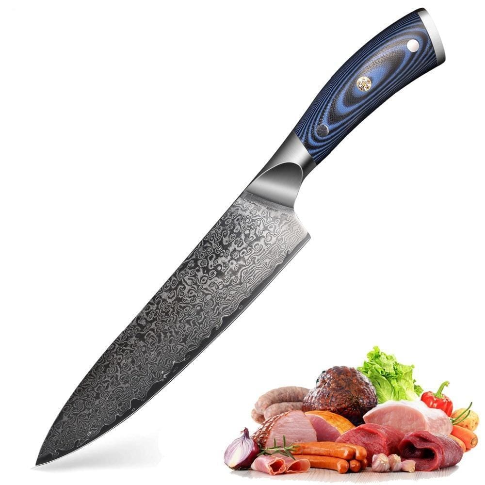 Kudamono Damascus Knife Kazuma - Knives