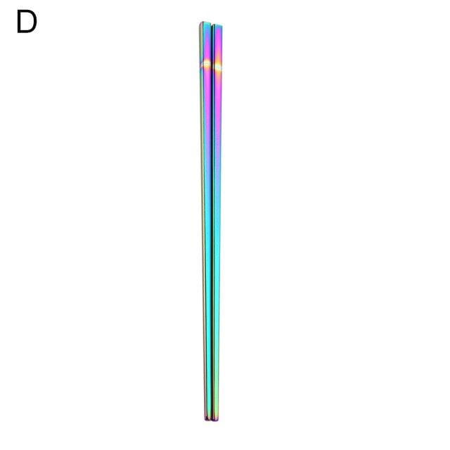 Metal Chopsticks Rainbow - D - Chopsticks