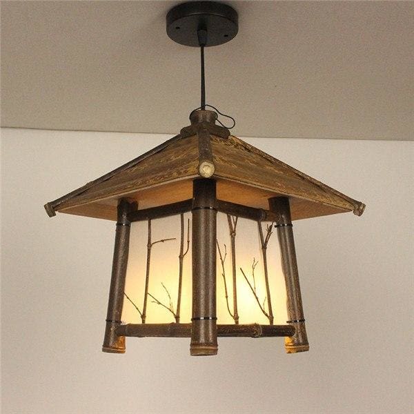 Pendant Ceiling Lamp Kaede - White lampshade - Lamps