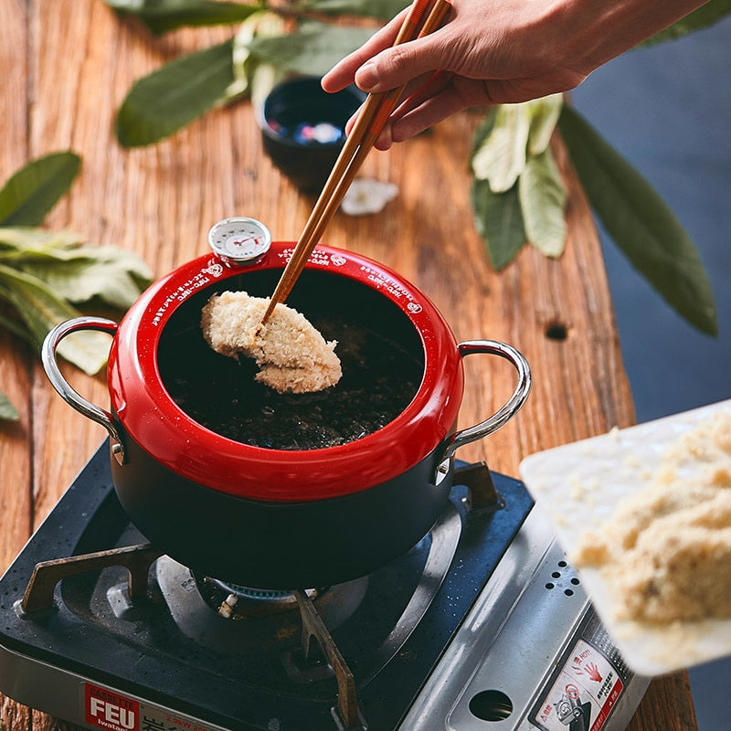 Tempura Pot Maemuki - Japanese Cooking Pots - My Japanese Home