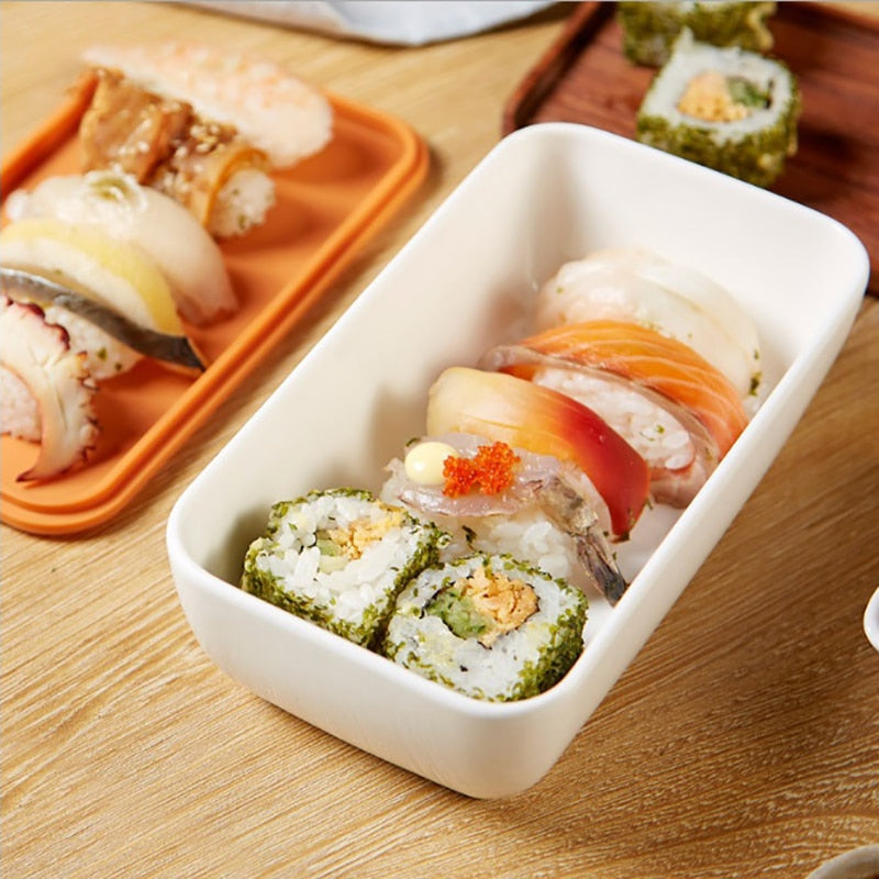 Caja Bento Nihei (2 Colores con Abrazaderas de Caucho)
