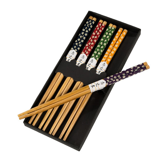 5 Pairs of Chopsticks Set Wiesneri (9 Colors)