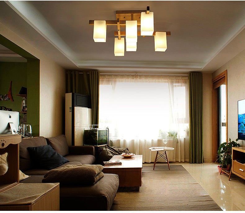 Ceiling Lamp Okkaigijidomae ( 4, 6 or 8 heads and 3 sizes)