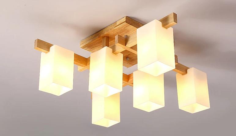 Ceiling Lamp Okkaigijidomae ( 4, 6 or 8 heads and 3 sizes)