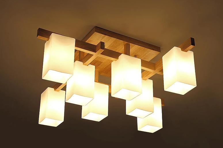 Ceiling Lamp Okkaigijidomae ( 4, 6 or 8 heads and 3 sizes)