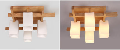 Lámpara de Techo Okkaigijidomae (4, 6 u 8 Cabezales y 3 Tamaños)