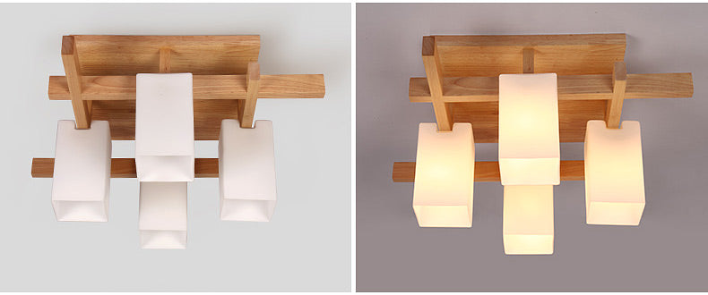 Ceiling Lamp Okkaigijidomae ( 4, 6 or 8 heads and 3 sizes)