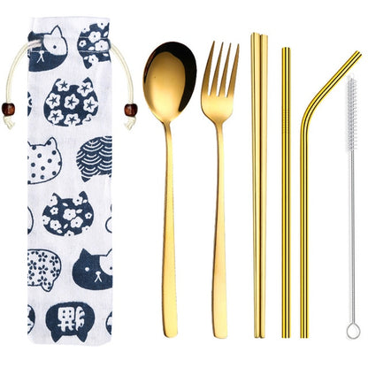Chopsticks and Cutlery Set Seibu (5 colors)
