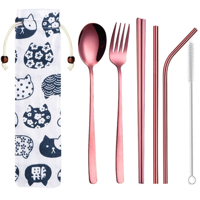 Chopsticks and Cutlery Set Seibu (5 colors)