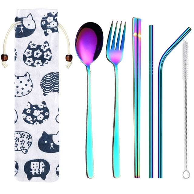 Chopsticks and Cutlery Set Seibu (5 colors)
