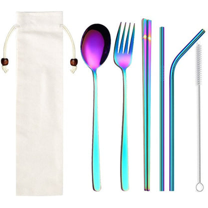 Chopsticks and Cutlery Set Higashi (5 colors)