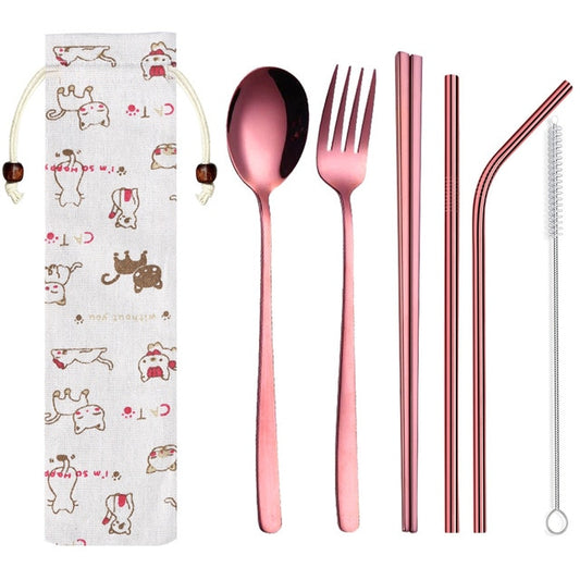 Chopsticks and Cutlery Set Minami (5 colors)