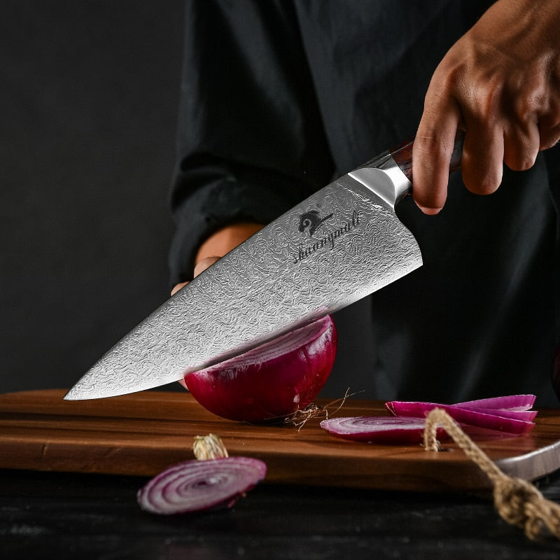 Damascus Kitchen Knife Izumo