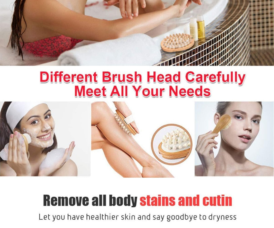 Bath Brush Set Gifu (3 Packs)