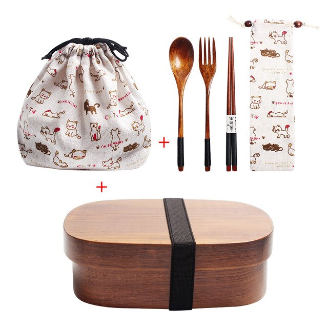 Bento Box with Spoon and Fork – The Convenient Kitchen