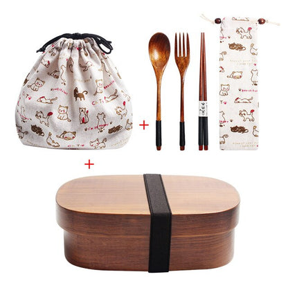 Caja Bento y Cubiertos Tone