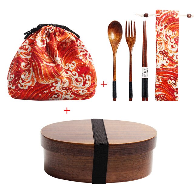 Caja Bento y Cubiertos Tone