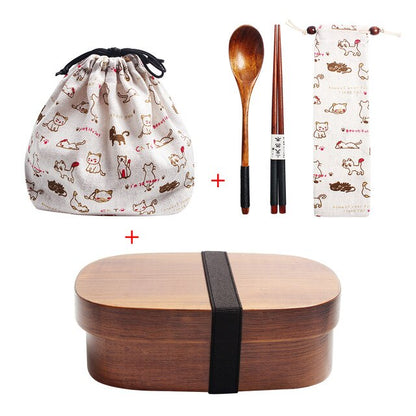 Caja Bento y Cubiertos Tone