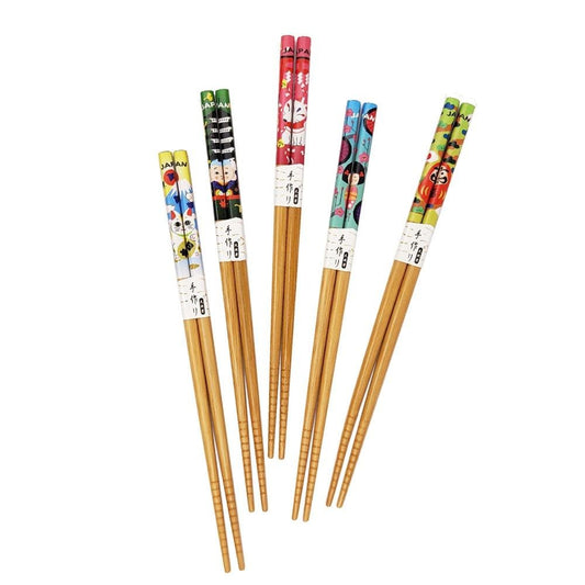 Juego de 5 Pares de Palillos Alcock (15 Colores)