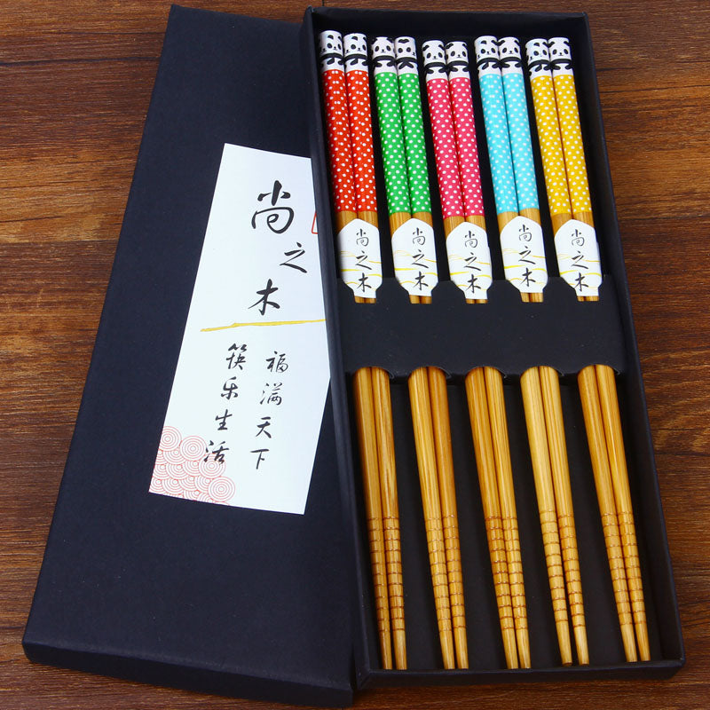 Set de 5 Pares de Palillos Wiesneri (9 Colores)