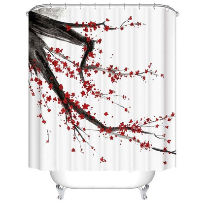 Shower Curtain Sakura in Blossom (6 Images)