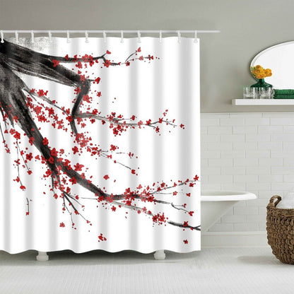 Shower Curtain Sakura in Blossom (6 Images)