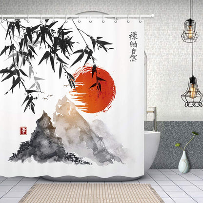 Shower Curtain Rising Sun (5 sizes)