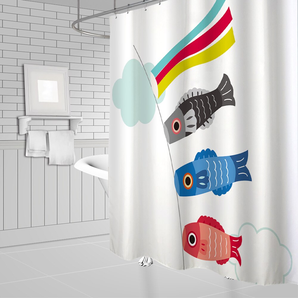 Shower Curtain Koinobori Flags (4 sizes)