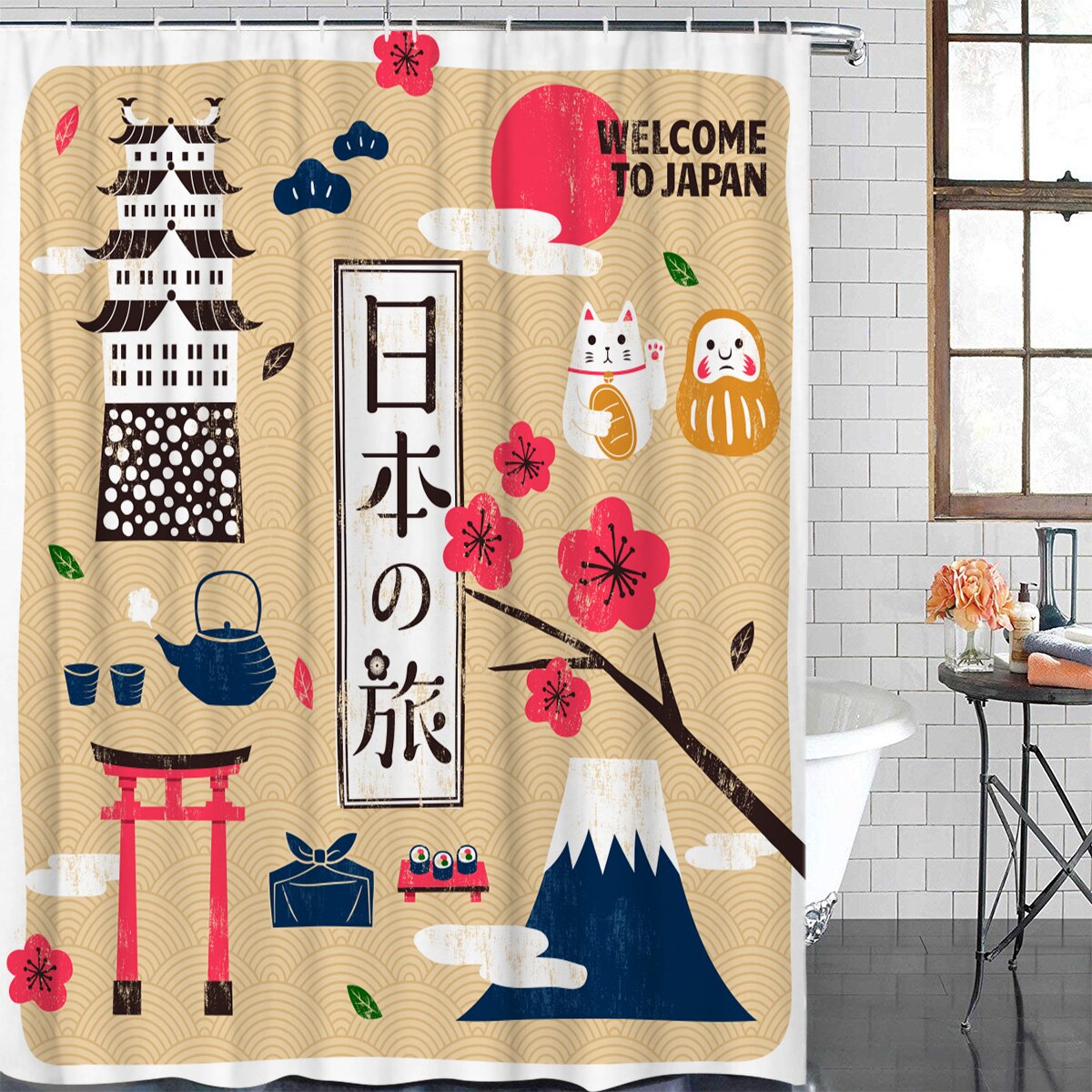 Shower Curtain Miu (11 sizes)