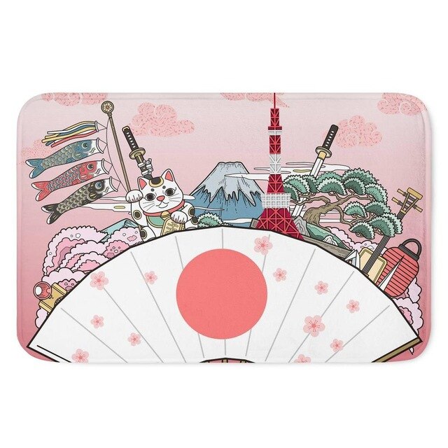 Alfombrilla de Baño Kioto (17 Colores)