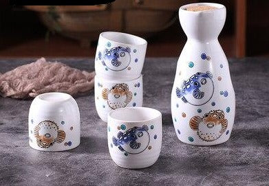 Sake Set Tsuga (11 Colors)