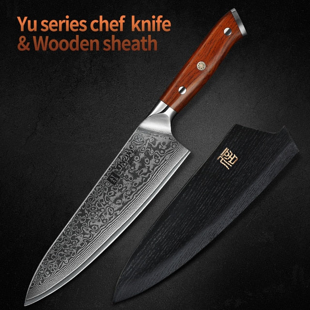 Cuchillo de Cocina Gyuto Komainu (3 Formas)