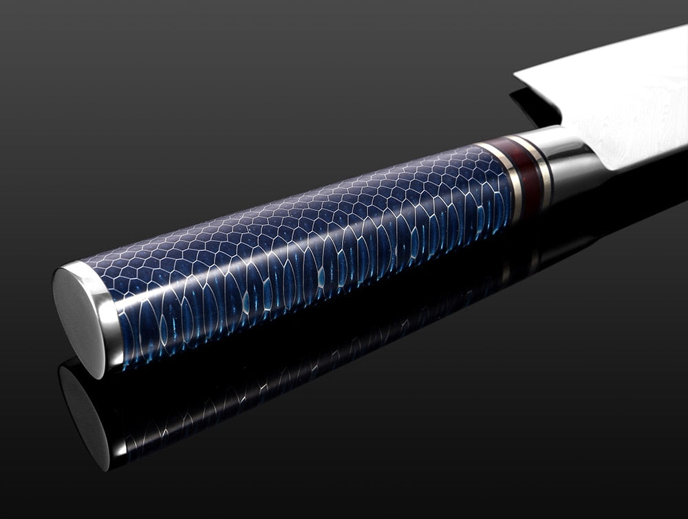 Damascus Steel Knife Morioka