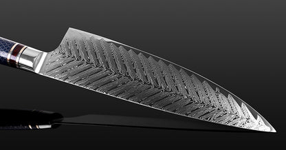 Damascus Steel Knife Morioka