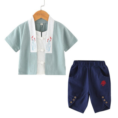 Boy Kimono Kitsune (13 Colors and 6 Sizes)