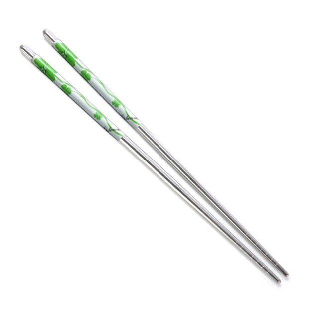 5 pares de Metal Chopsticks Koshigaya