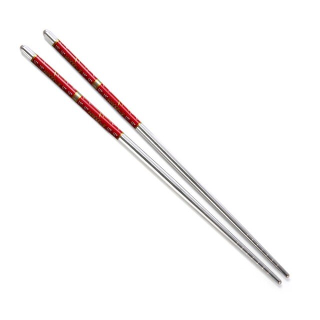 5 pares de Metal Chopsticks Koshigaya