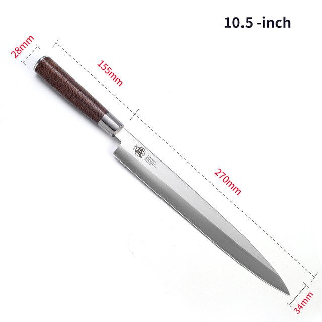 Japanese Sakari Sashimi Knife Takohiki (3 Sizes)