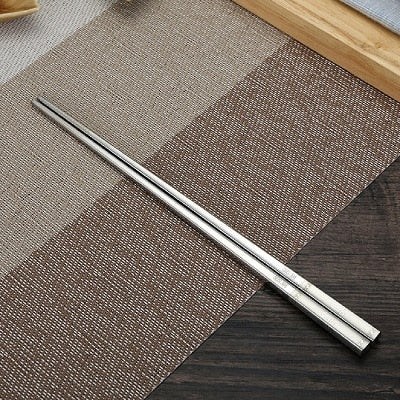 1 Pairs of Metal Chopsticks Shirasawanum (4 Colors)