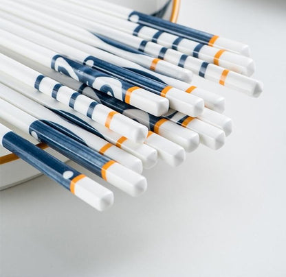 5 Pairs Chopsticks Set Koraiensis (4 Colors)