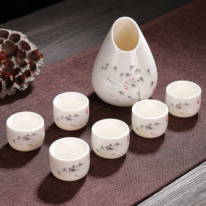 Sake Set Jezoensis (4 Colors)
