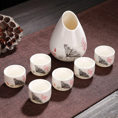 Sake Set Jezoensis (4 Colors)