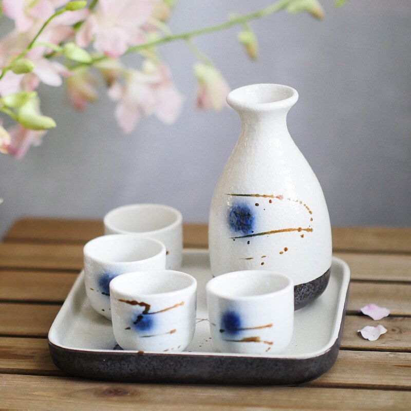 Juego de Sake Zelkova (4 Modelos)