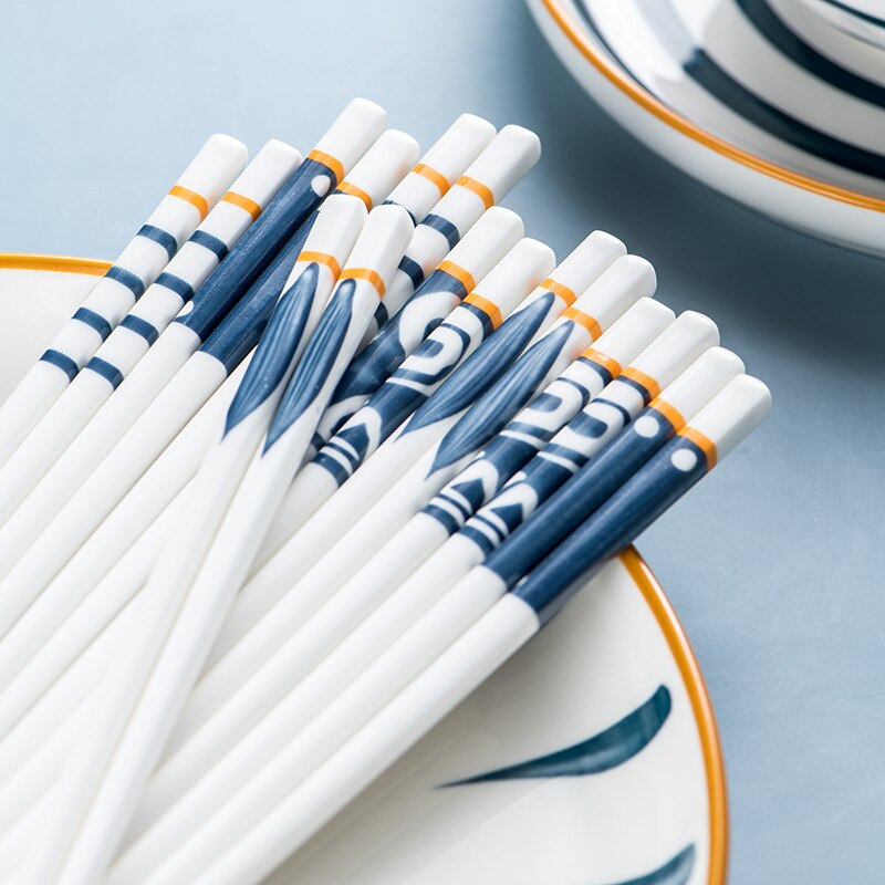 5 Pairs Chopsticks Set Koraiensis (4 Colors)