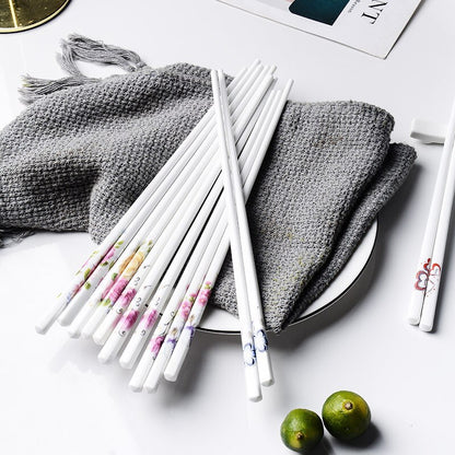 Porcelain Chopsticks Shiretoko (14 Models 10 Pairs)