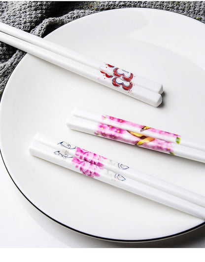 Porcelain Chopsticks Shiretoko (14 Models 10 Pairs)